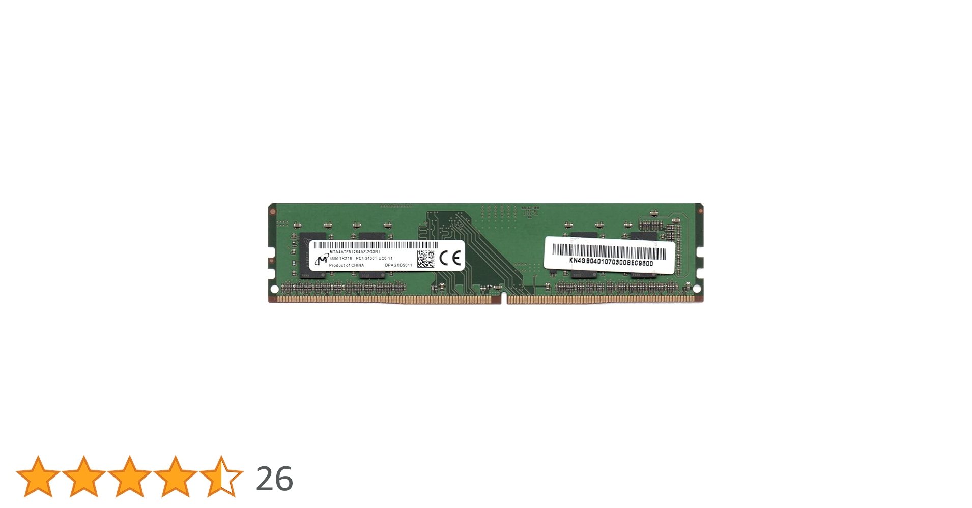 Micron DDR4-2400MHz 4GB×20枚セット DDR4メモリー Micron DDR4