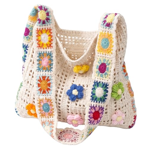 Sac en crochet boho chic pour la plage et le quotidien tout l'été.