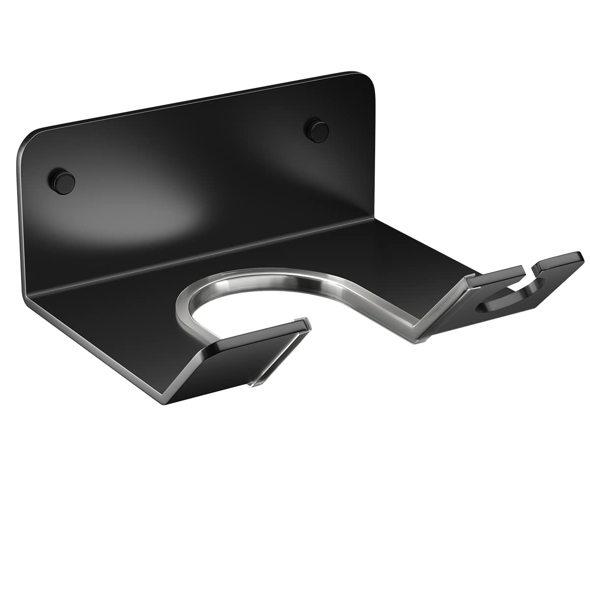 hicorfeBathroom Hair Dryer Holder,Hair Care Tools Holder Wall Mount,Blow Dryer Holder Rack for Dyson Supersonic(Matte Black)