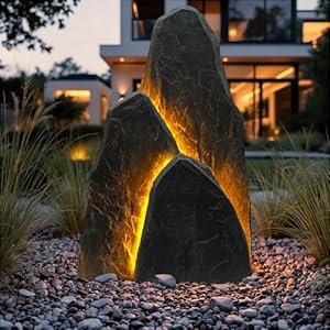 Arnusa LED Leuchtfelsen OG3002L Gartenfelsen