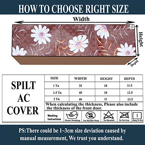 Image of Polycarbonate Water & Dustproof Split Ac Cover for Lloyd 1 Ton 3 Star Ls12b32mx, Beige (Color17)
