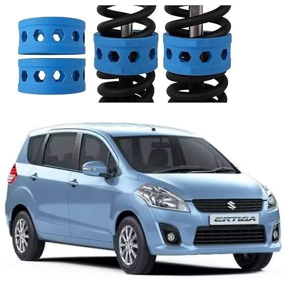 POWER X Rear Coil Spring Rubber Buffer Kit for Ertiga | Size B+ | Increases Car Height & Ground Clearance | Shock Absorber & Suspension Stabilizer Cushion | Heavy Duty TPE Material-picture-12
