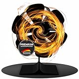 FlammenEcho Kaminventilator | Maximale Wärmeverteilung Ohne Strom | Ofenventilator | Für unvergessliche Winterabende | Ultra-leise, kompakt, eloxiertes Aluminium, Top-Bewertung