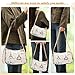 Shoulder Bags for Women Eiffel Tower Pattern Hobo Tote Handbag Small Clutch Purse with Zipper Closure