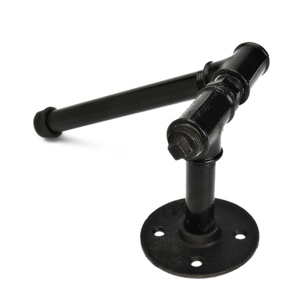 Toilet Paper Holder, White, SS, 9-1/16