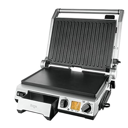 Sage - The Smart Grill Pro - Elektrischer Grill, Kontaktgrill - Optimale Ergebnisse mit Temperaturfühler - Abnehmbare Grillplatten - Für Drinnen & Draußen - Leicht zu Reinigen - Gebürsteter Edelstahl – Bild 5