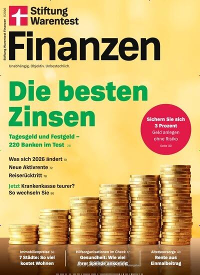 Stiftung Warentest Finanz 1/2026