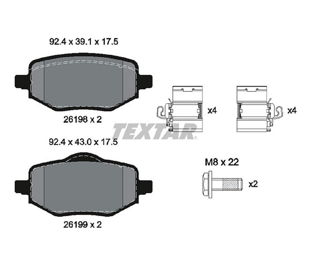 Sensore Usura Pastiglie Freni Textar 98043500 - Per BMW X3 X4 E Porsche Cayenne - Foto 11