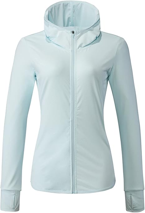 Amazon Co Jp Hjuyt レディース ラッシュガード 涼しい 女性の日焼け止め服夏軽量薄手水着uvカットパーカー ジャケット長袖アウトドア Light Blue Xs Fit S 服 ファッション小物 Amazon Co Jp Hjuyt レディース ラッシュガード 涼しい 女性の日焼け止め服夏軽量薄手水着uvカットパーカー ジャケット長袖アウトドア Light Blue Xs Fit S 服 ファッション小物