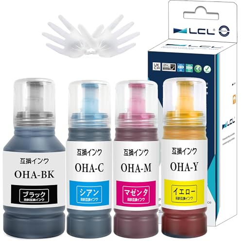 Amazon.co.jp: LCL エプソン用 OHA OHA-BK OHA-C OHA-M OHA-Y（4