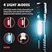NEBO SLYDE King 500 Lumen Rechargeable LED Flashlight Bundle with SLYDE Holster