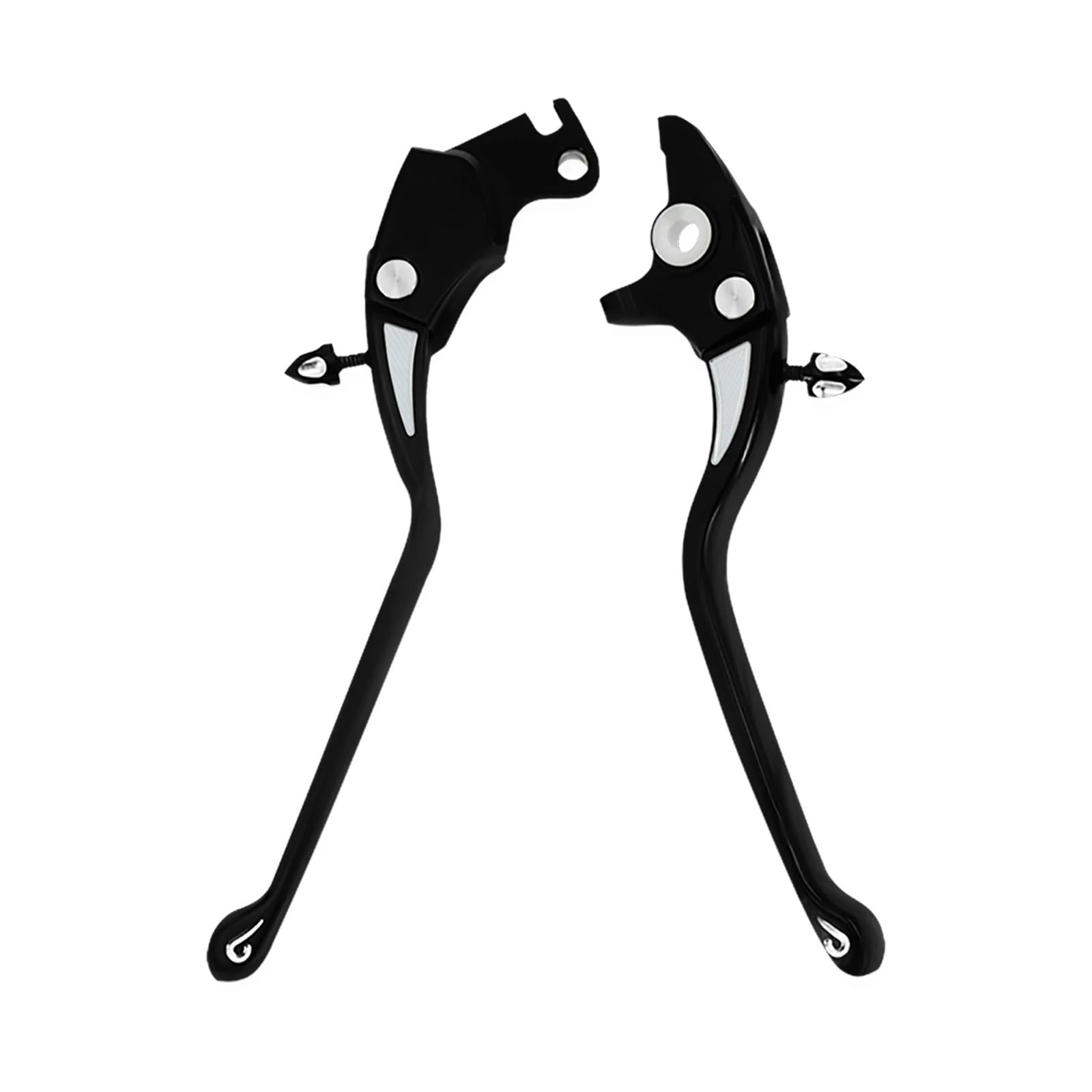 CNC Regolabile Leva Freno Frizione per Motocicletta Nera Harley Street 500 750 2016-2020