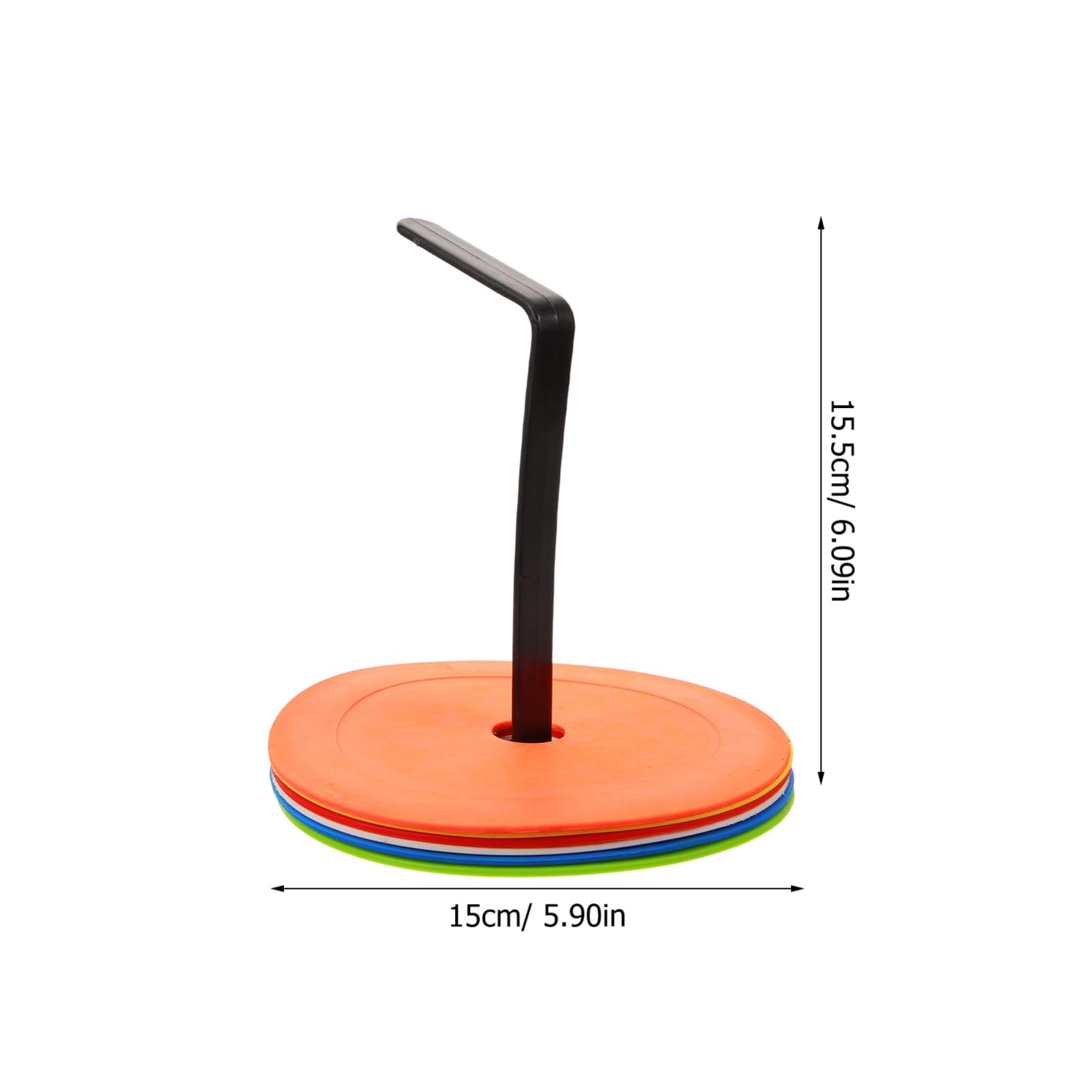 Toddmomy 1set Multi-Function Soccer Training Markers Lightweight Agility Sign Discs for Football Practice Pe Markers for Athletes for Sports Training Activities