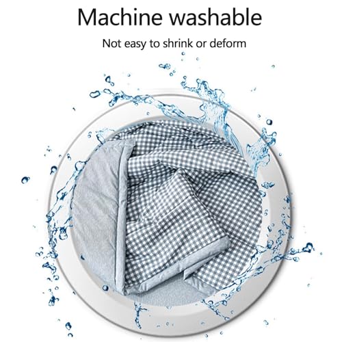 Yinghesheng Quilted Bedspread for Single Double Size, Soft Lightweight Printed Pattern Reversible Quilted Bed Throw Patchwork Quilt, Sofa Blanket,B,200x230cm - Cosy Home Interiors Yinghesheng Quilted Bedspread for Single Double Size, Soft Lightweight Printed Pattern Reversible Quilted Bed Throw Patchwork Quilt, Sofa Blanket,B,200x230cm - Image 6