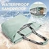 G4Free Strand-Tragetasche, wasserdicht, sanddicht, Umhängetasche, Strandtasche, große Sporttasche, Einkaufstasche für Damen #2