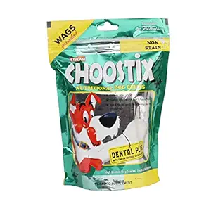 Choostix Pellet Young Adult Dog Treat Dental Plus, Mint Flavor, 450g