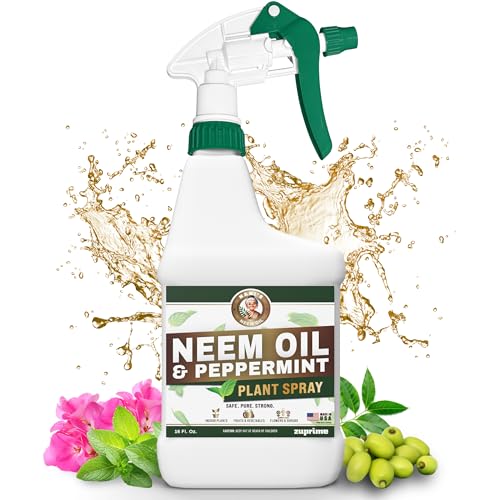 Nani’s Neem and Peppermint Oil Spray 16 Fl.oz. (Made in USA) – 100% Cold-Pressed Organic Neem Oil...