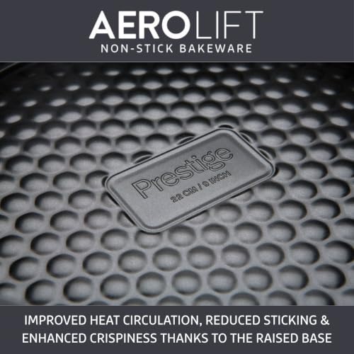 Prestige Aerolift Backofen-Tablett aus Carbonstahl, Groß, Schwarz – Ansicht 4