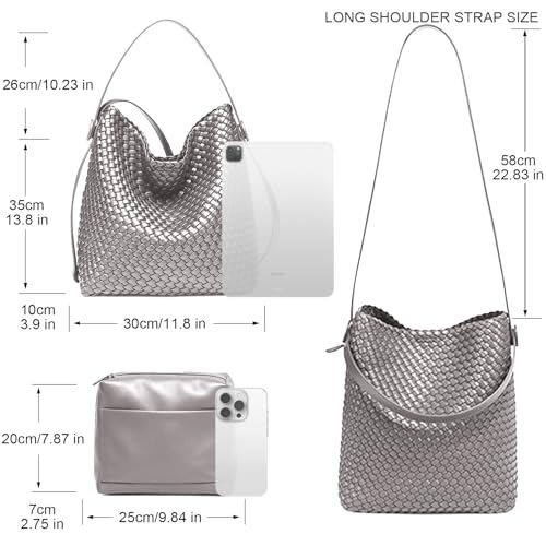 Bolso Tote Grande de Cuero Vegano para Mujer miniatura 2