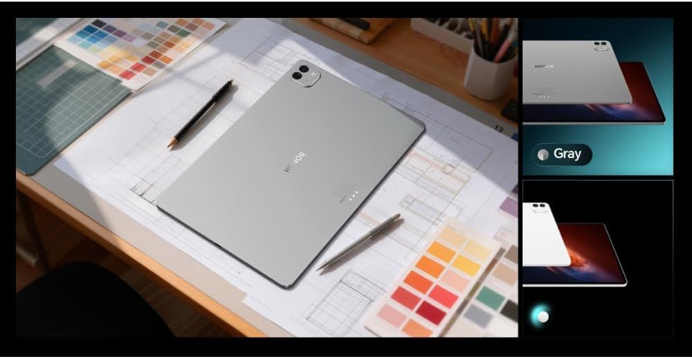 HONOR MagicPad4 (12,3 cala, Wi-Fi) YLE-W09 256 GB 12 GB RAM Tablet z systemem Android 16 (szary)
