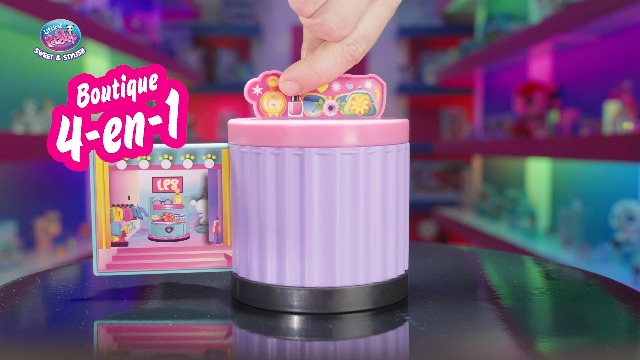 Littlest Pet Shop – Coffret Sweet & Style 4 En 1 – 3 Mini-Animaux, 15 Accessoires, Code Roblox – Dès 4 Ans