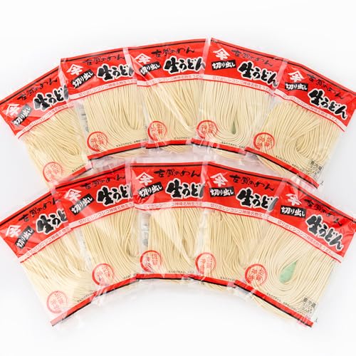 ふっくらモチモチ神埼生うどん 10袋入 (H014145)