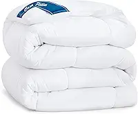 Casa Platino Edredom de cama acolchoado king size - enchimento de edredom com 8 abas - super macio, confortável e aconchegante para todas as estações - edredons de cama alternativos - 264 cm x 228 cm