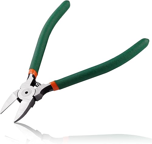 LEONTOOL Cortadores de alambre micro empotrados, alicates de corte lateral de 4.5 pulgadas, cortadores diagonales, alicates de corte diagonal con
