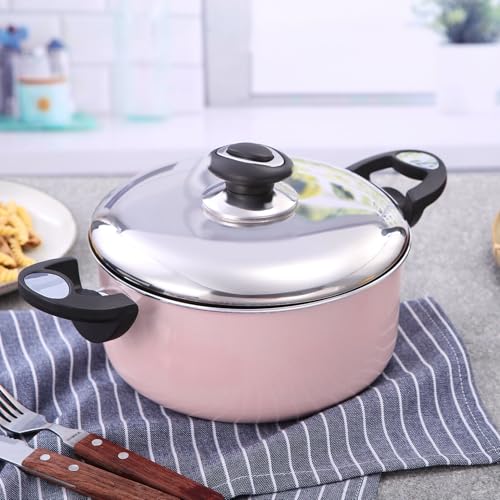 Wok de acero inoxidable 34 cm con doble asa miniatura 6