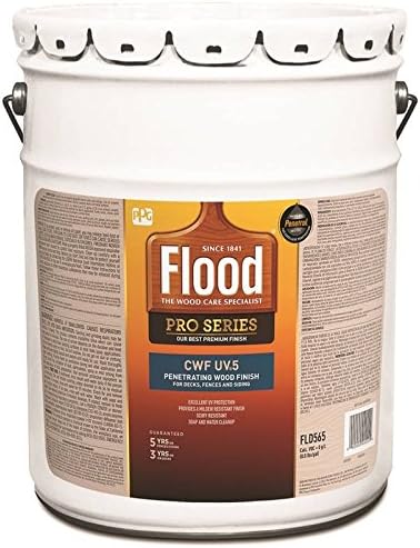 5 gal Flood FLD565 Natural CWF-UV5 Exterior Clear Wood Finish