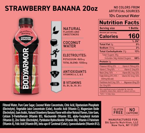 Bodyarmor Sports Drink Sports Beverage, Strawberry Banana thumb #1