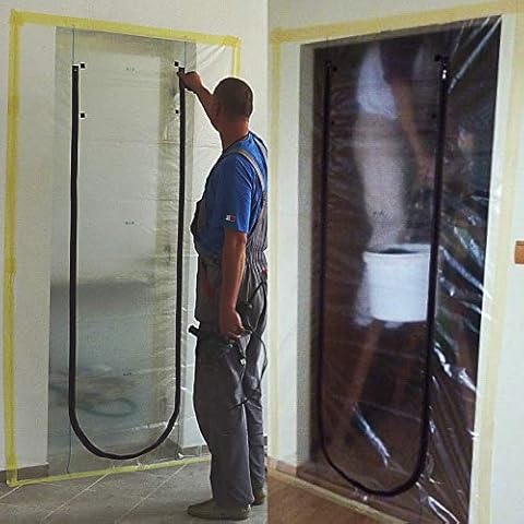 True Products Dust Stop Zip Door Kit - Pre-Assembled for Easy Installation Cover