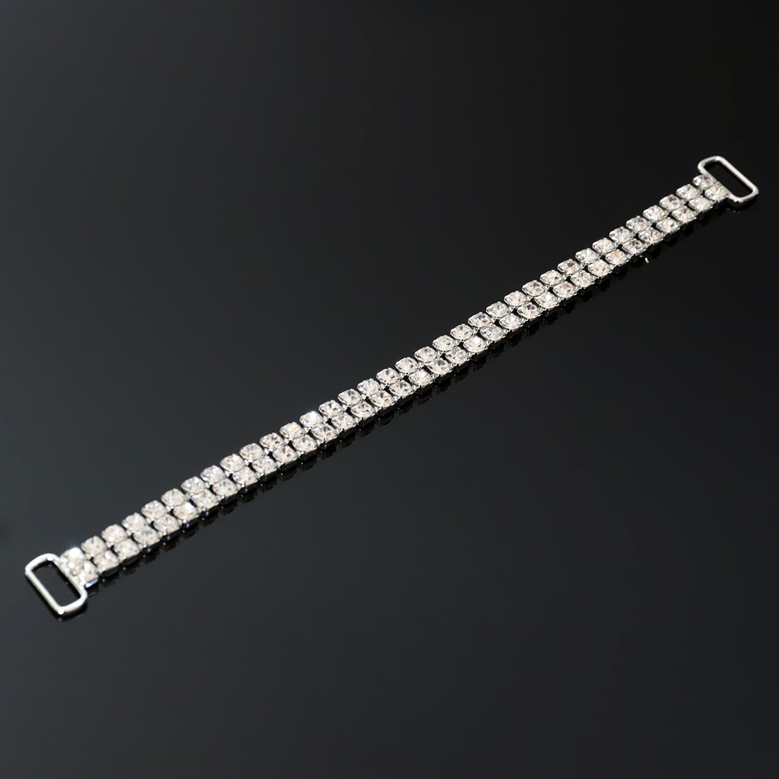 ZideTang 2 Rows Dense Rhinestones Bikini Connector Pack of 10