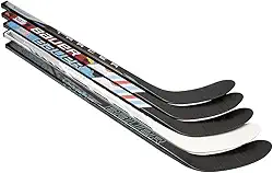 Bauer Mystery Mini Hockey Sticks 2024 (direita) um bastão aleatório