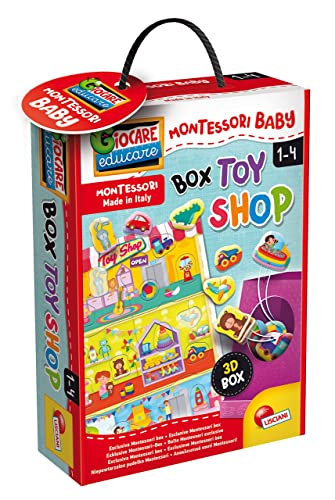 Lisciani - Montessori Baby Box - Tienda de Juguetes - Juego educativo táctil para bebés a partir de 1 año - 92734