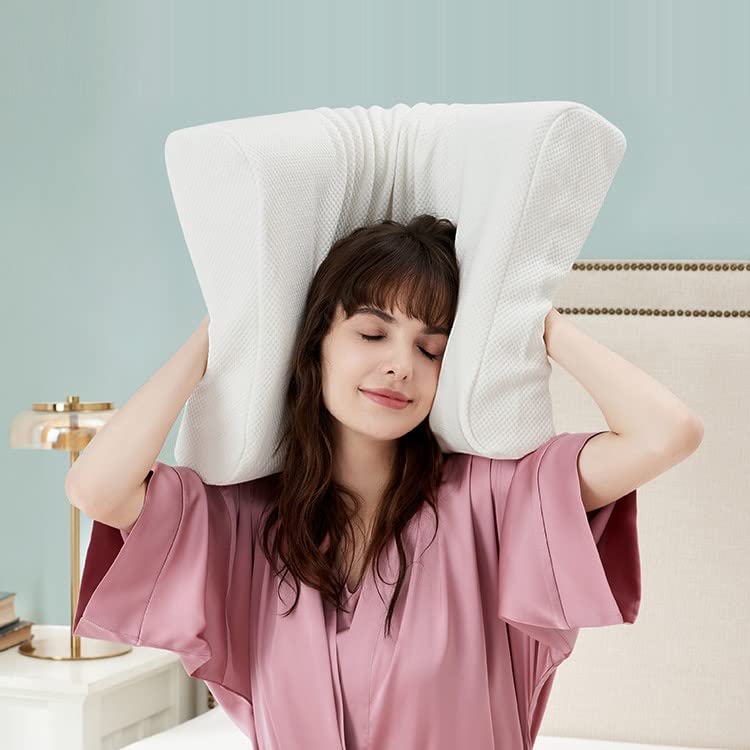 Amazon｜100%タイの天然ラテックス枕、圧力なしの睡眠枕、標準サイズ