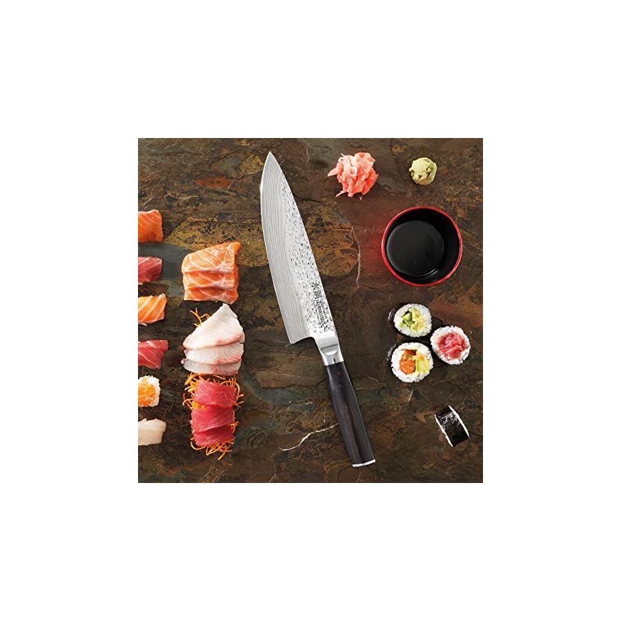 Cuisinepro-Damashiro-Emperor-Knife-Block-Shi-7-Piece-Set-Premium-Japanese-Steel-Knife-Set-With-Tempered-Glass-Magnetic-Knife-Holder-Professional-Knife-Set-in-Damascus-Design Cuisine::pro Damashiro Emperor Knife Block (Shi, 7 Piece Set) - Premium Japanese Steel Knife Set With Tempered Glass - Magnetic Knife Holder - Professional Knife Set in Damascus Design