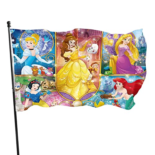 Bandera de princesa de Disney de 3 x 5 pies Cover