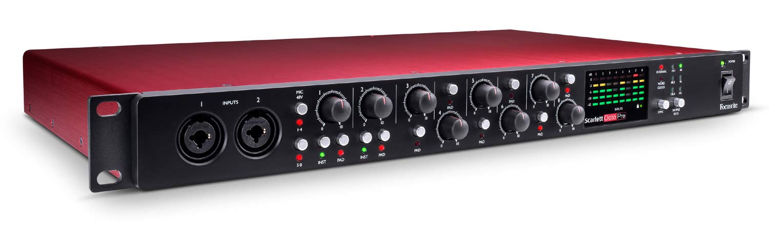 Focusrite Scarlett OctoPre 8-channel Microphone Preamp with