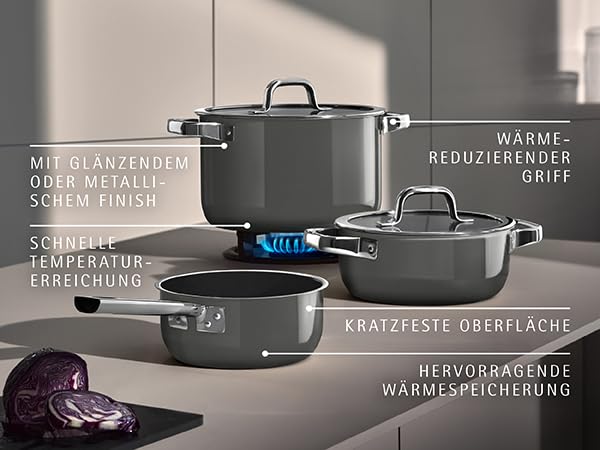 Amazon｜WMF (ヴェーエムエフ) 片手鍋 16cm IH ガス火対応 無水調理