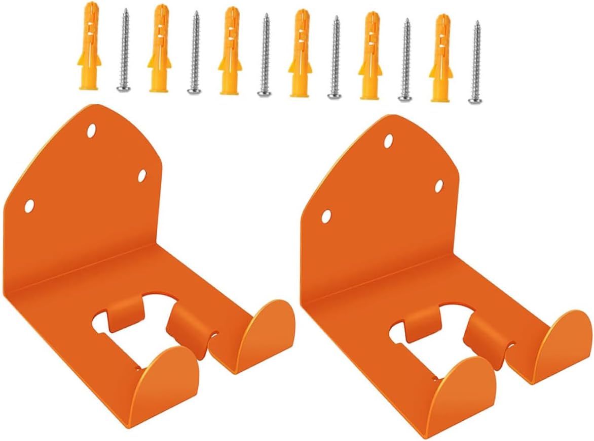 Luxshiny Heavy Duty Garage Hooks Wall Mount Lawn Mower Wall Mount Hangers for Garage Storage for Garden Tool Organization