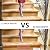 4" X 32" Clear Stair Treads for Wooden Steps Indoor, 15-Pack Pre-Cut Anti Slip Resistant Grip Tape for Steps with Roller, Prevents Slipping for Kids, Elders and Pets
