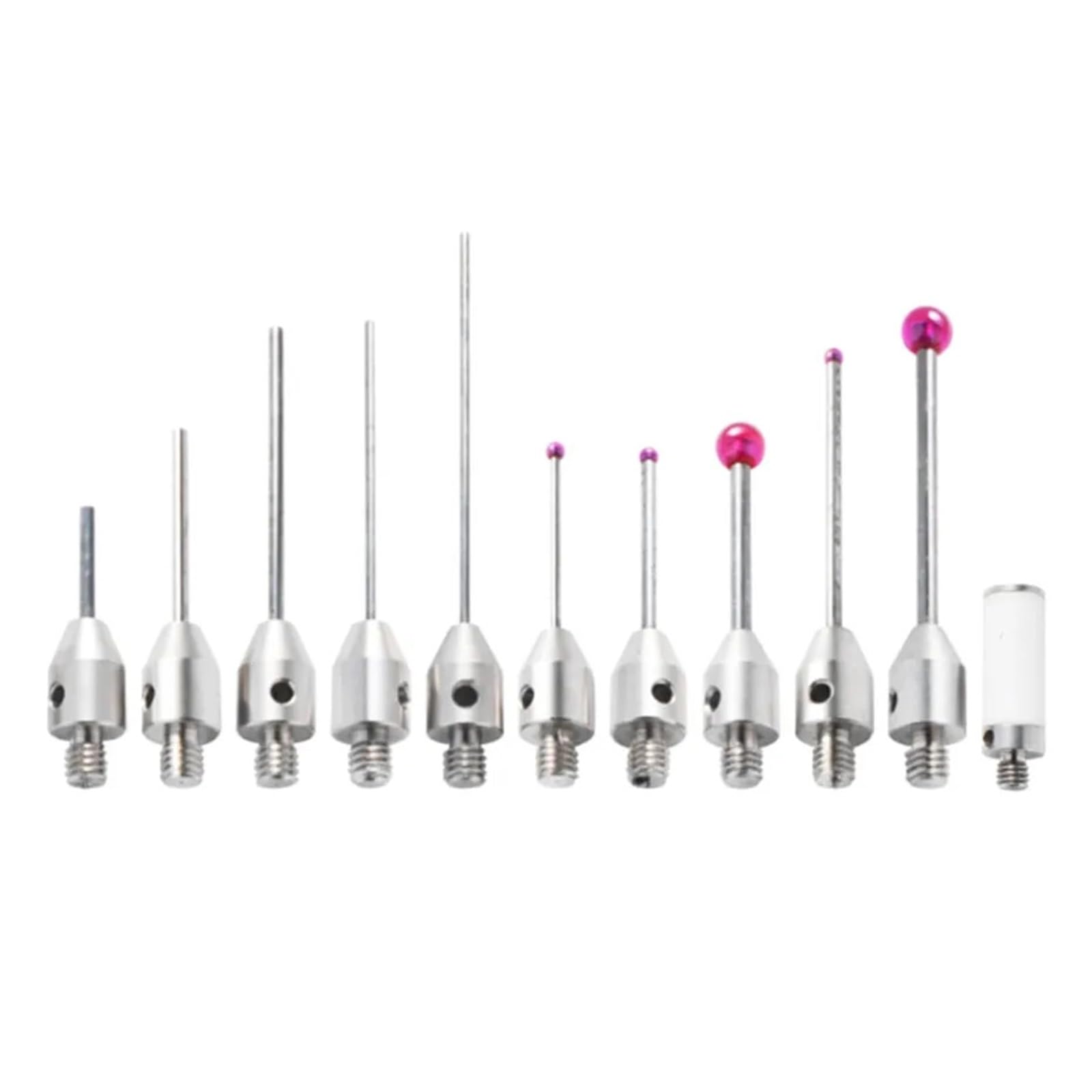 1 Uds sonda M4 hilo rubí aguja de medición tres coordenadas cabezal de medición varilla de medición sonda máquina herramienta tridimensional(25)