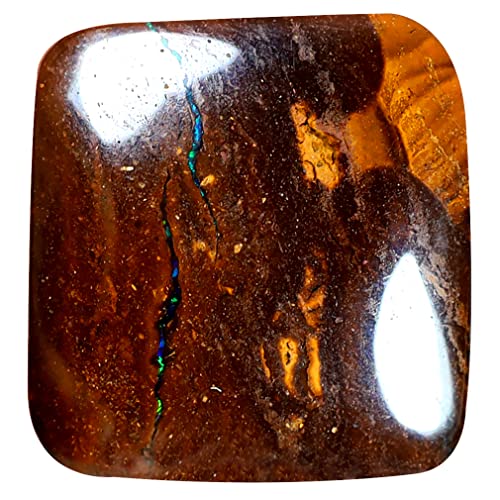 Opale Boulder naturelle 12.88 ct, l'atout mystique des créateurs de bijoux ethniques et chics