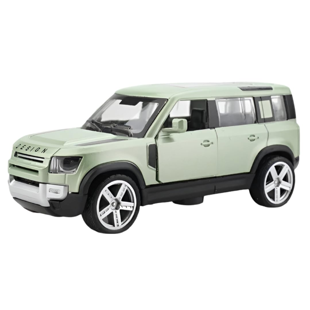Land Rover Defender 1:43 Diecast Model With Openable Doors Comes