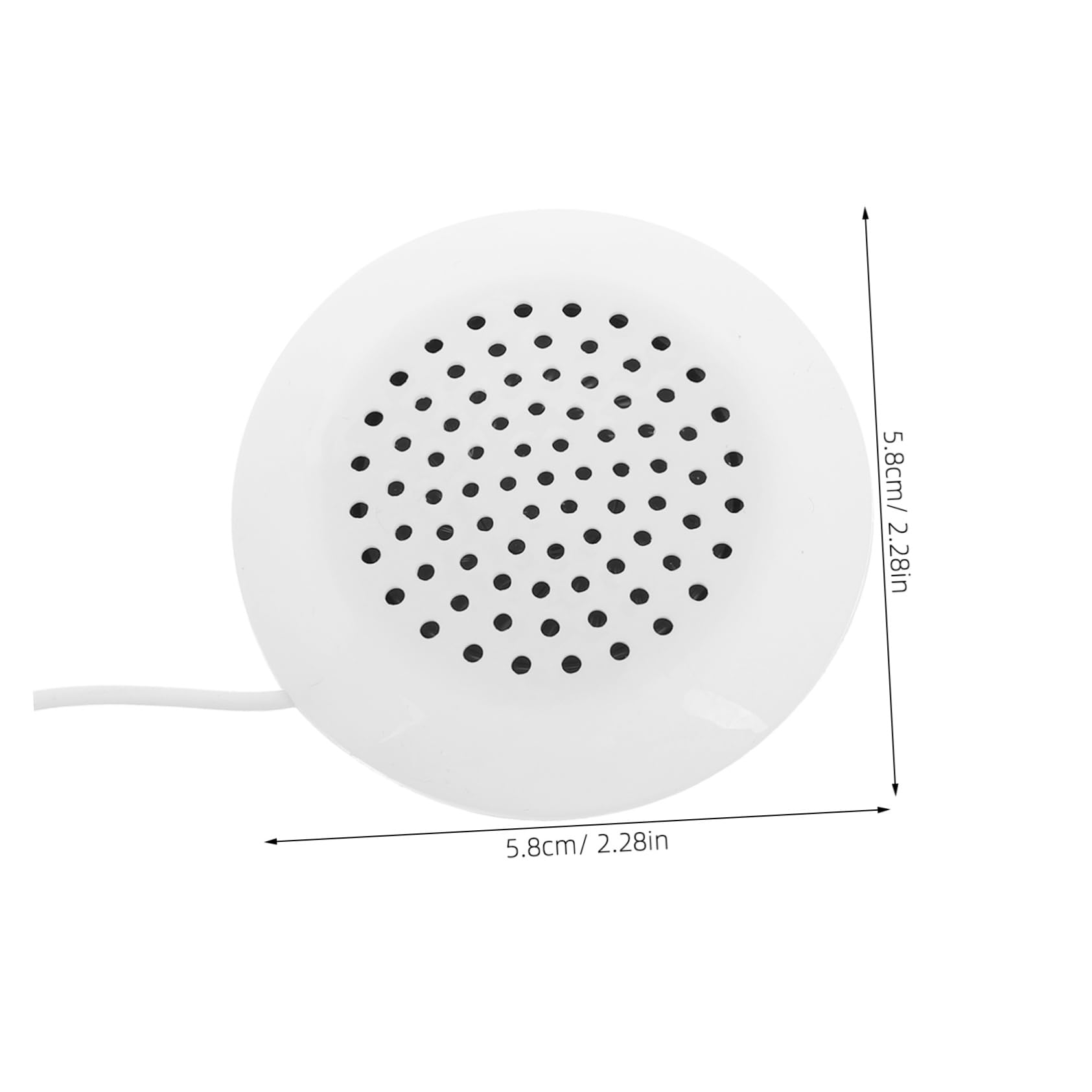 KOMBIUDA 2Pcs Mini Portable Stereo Speakers with Jack for CD Players for Travel and Pillow Use Lightweight and Durable Audio Experience