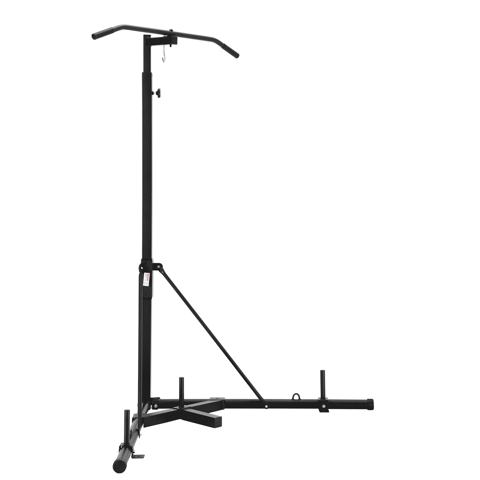 VEVOR Soporte para saco de boxeo, ajustable en altura, base pesada, soporta 140 libras, acero resistente
