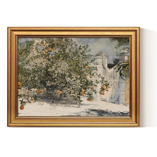 ARPEOTCY Cuadros en lienzo con marco, decoración de pared pequeña vintage, cuadros de pared para salón, dormitorio, baño, cocina, granja, habitación, decoración, estética, impresiones artísticas de