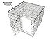 MidWest Homes for Pets Dog Exercise Pen Wire Mesh Sunscreen Top for Dog Pens and Playpens, Rust Resistant, Black E-Coated, Hardware Included, 540-WM