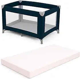Colchão Berço Portátil 100x70x5cm - Espuma D18 Firme com Capa Removível e Lavável | Leve, Dobrável e Fácil de Transportar | Ideal para Viagens e Chiqueirinho – Aconchego Express – Leve o Conforto com Você